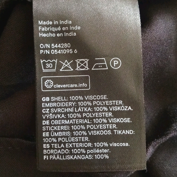 Black Cut-Out Flowy Dress H&M - Picture 5 of 5